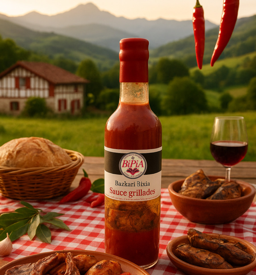 Bazkari Bixia - Sauce Basque au Piment d'Espelette 500ml