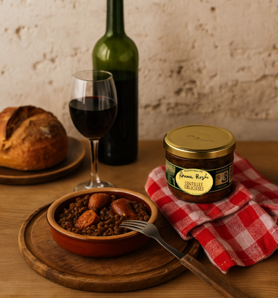 Lentilles Saucisses 450g